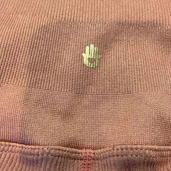 Spiritual Gangster Deep Rust Metta Ribbed Legging, XS/S! - Picture 5 of 6